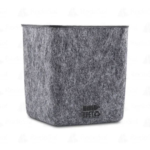 Porta Objetos e Smartphone em feltro e Bambu Personalizado