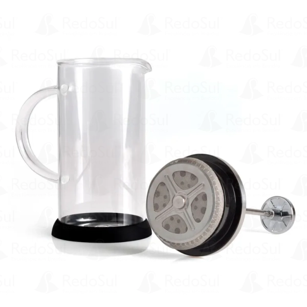 Cafeteira Francesa personalizada em vidro de 350 ml