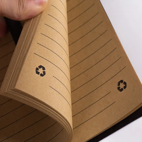 Caderno personalizado com capa produzida com grãos de café Caderno personalizado com capa produzida com grãos de café