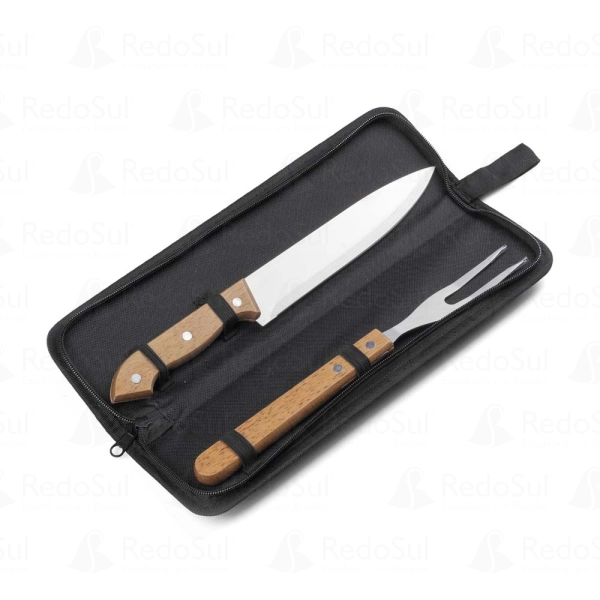 Kit Churrasco Personalizado com 3 Peças Kit Churrasco Personalizado com 3 Peças