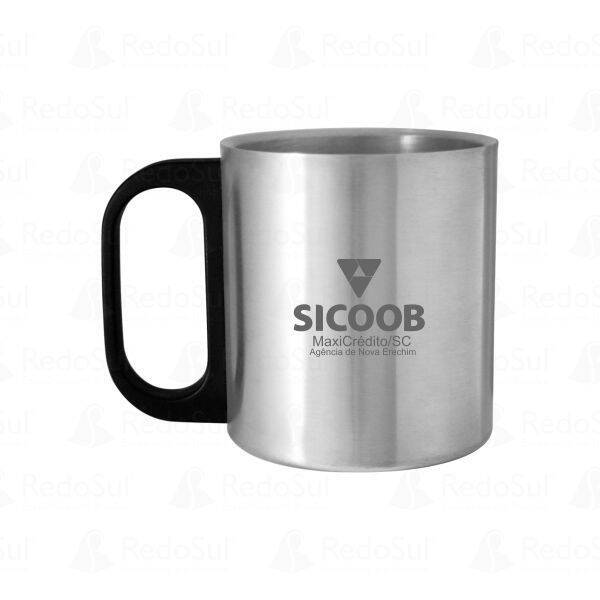 RD 8140127 -Caneca Personalizada em Inox 180 ml | Jau-SP