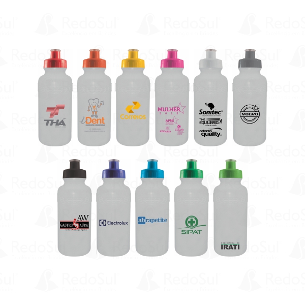 RD 8115720-Squeeze personalizado Corpo Translúcido 500 ml | Sud-Mennucci-SP