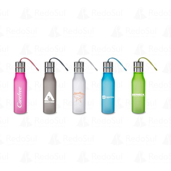 RD 8116025-Squeeze Personalizado 570 ml com alça de silicone | Monte-Azul-Paulista-SP