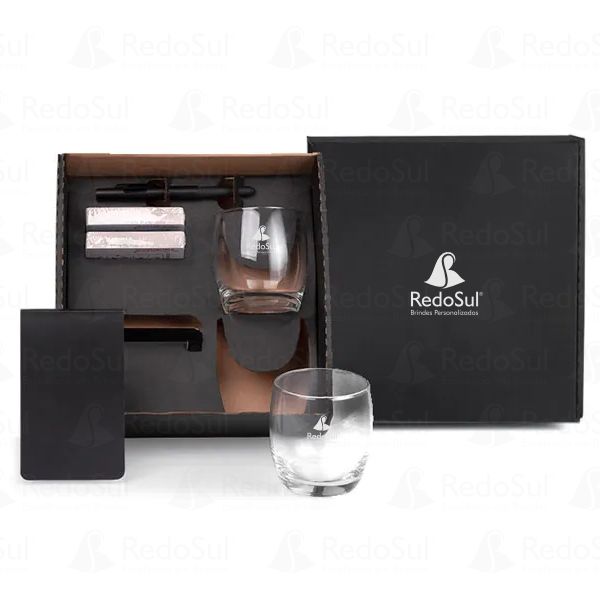 RD 7090013-Kit Whisky personalizado com 6 peças | Sao-Joao-do-Itaperiu-SC