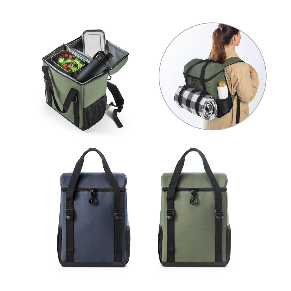 RD 92099-Mochila térmica personalizada almofadada em poliéster reciclado | Rio-Claro-SP