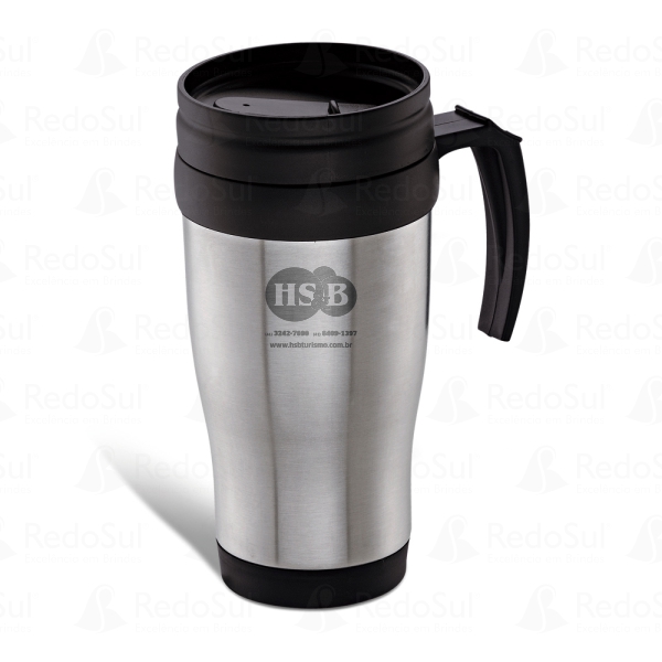 RD 8140123-Caneca Personalizada em Inox 410 ml | Jau-SP