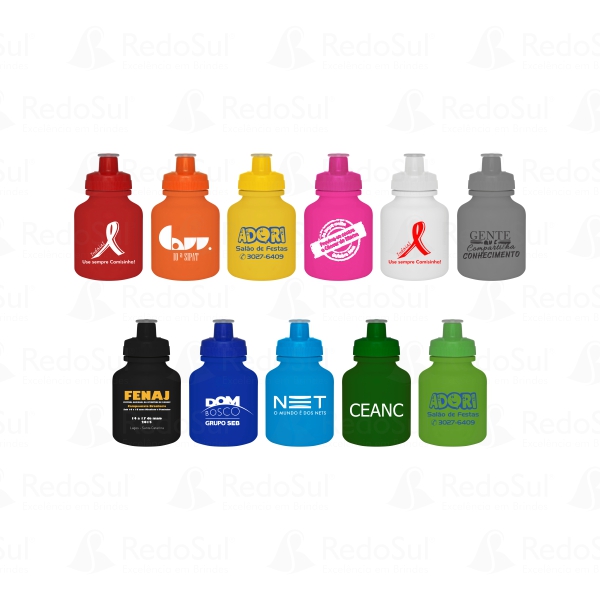 RD 8115250 -Squeeze  personalizado Corpo Colorido 300ml | Sud-Mennucci-SP