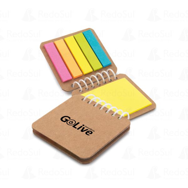 RD 93718-Bloco de Anotações Personalizado 7,5 x 7 cm em Capanema-PR