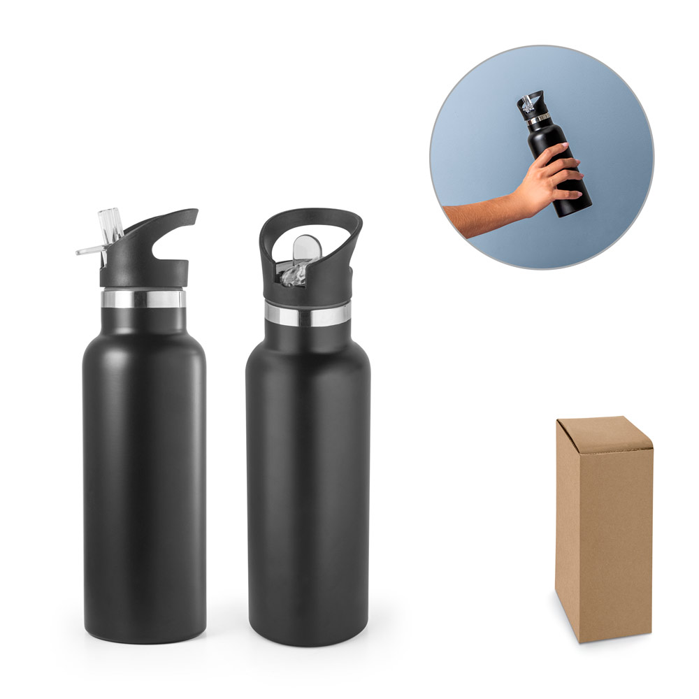 RD 94316-Squeeze em aço inox personalizado 570 ml | Mirante-do-Paranapanema-SP