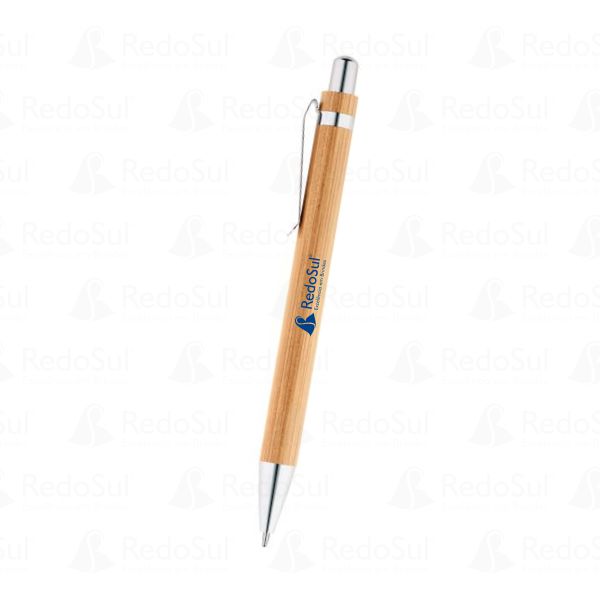 RD 81163-Caneta de Bambu Personalizada