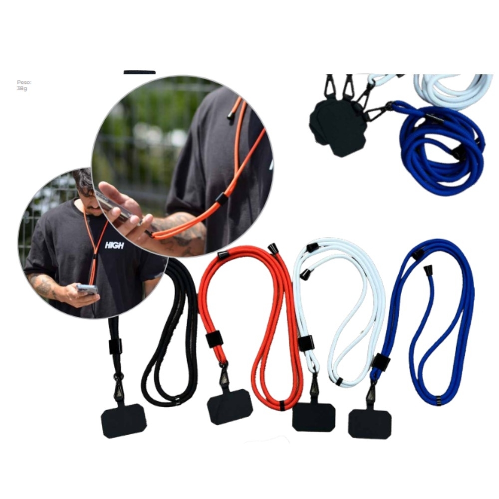 RD 4900130-Cordão de pescoço para celular personalizado | Laranjal-do-Jari-AP