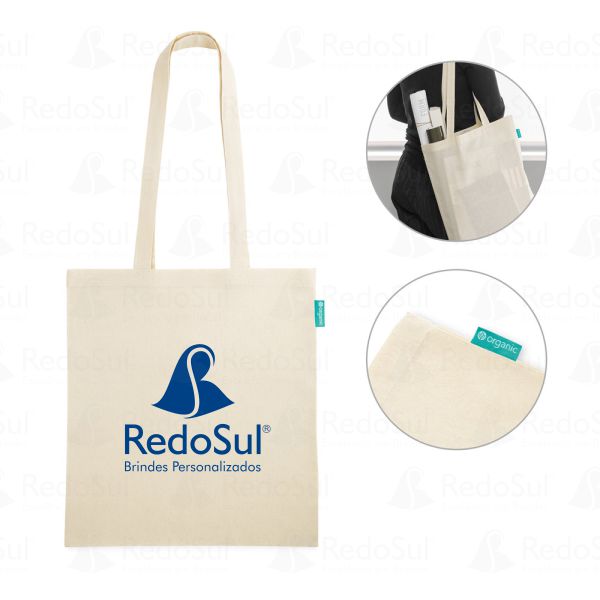 RD 92932-Sacola em Algodão Orgânico Personalizada | Botucatu-SP