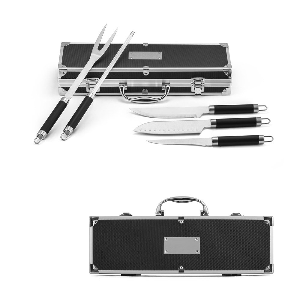 RD 94109-Kit Churrasco Personalizado com estojo de alumínio em Palmitinho-RS