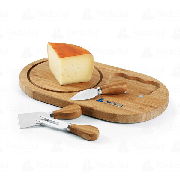 RD 93976-Tábua de queijos personalizada 4 peças em Panambi-RS