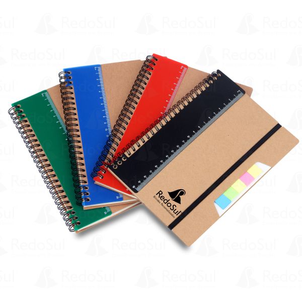 RD 8100006-Caderno de Anotações Personalizado  21 x 14 cm | Tubarao-SC