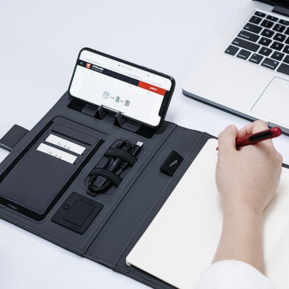 RD 8100119-Caderno de anotações Personalizado com Power Bank