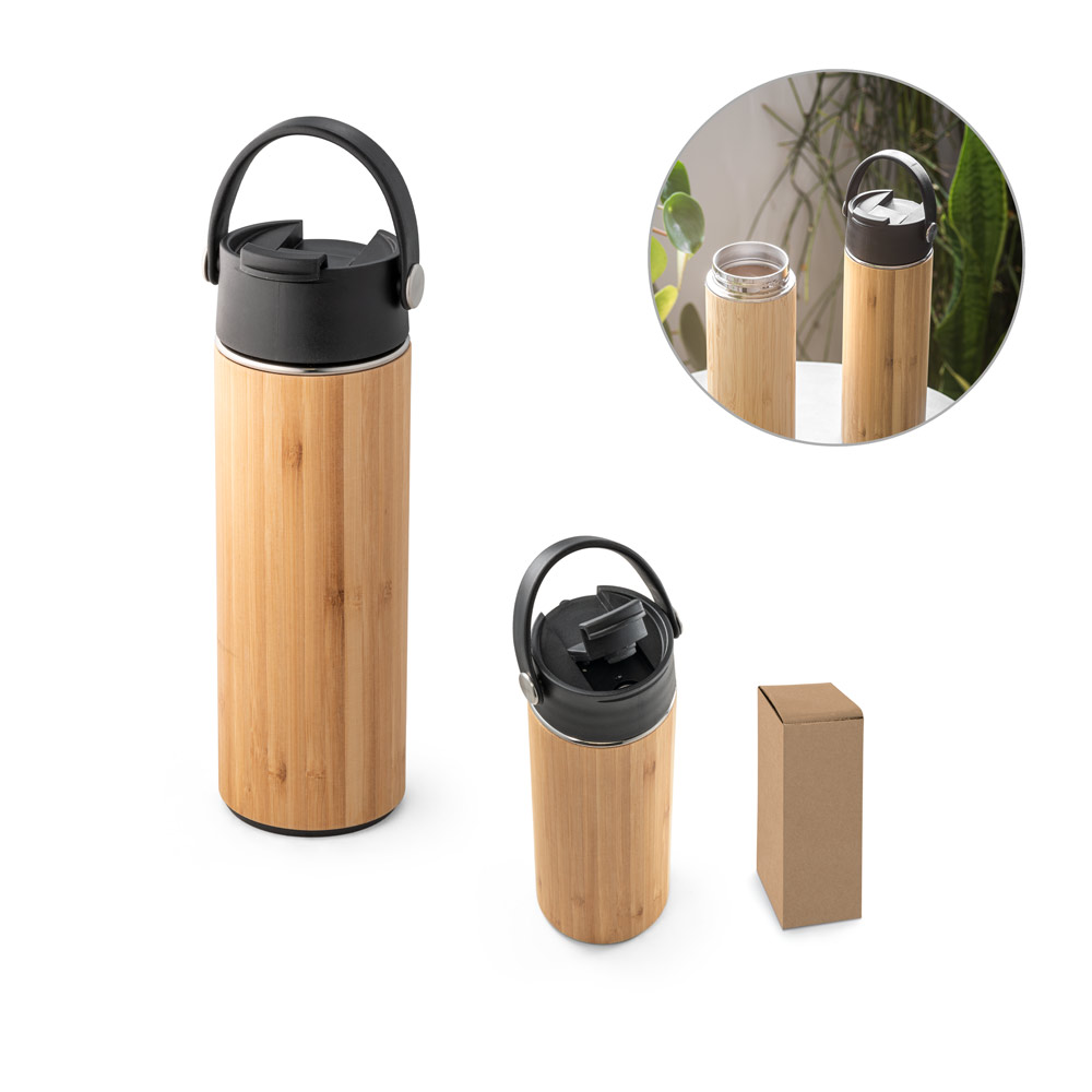 RD 94257-Squeeze em bambu personalizado Térmico | Redencao-da-Serra-SP