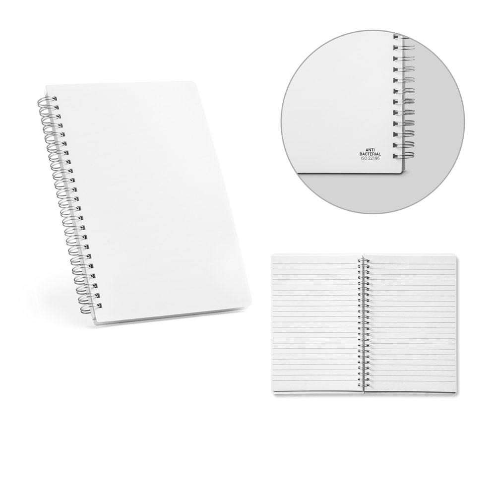 RD 93474-Caderno Personalizado com tratamento antibacteriano 21 x 14 cm | Rio-Branco-do-Ivai-PR