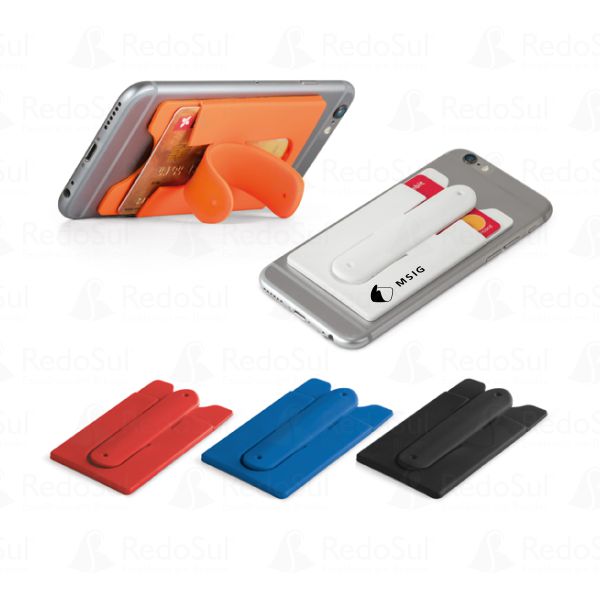 RD 93321-Porta Cartões Personalizado para Smartphone em Silicone | Sao-Lourenco-do-Oeste-SC