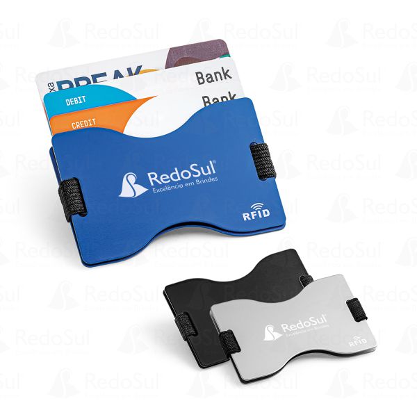 RD 93332-Porta cartões Personalizado com Bloqueio RFID | Tubarao-SC