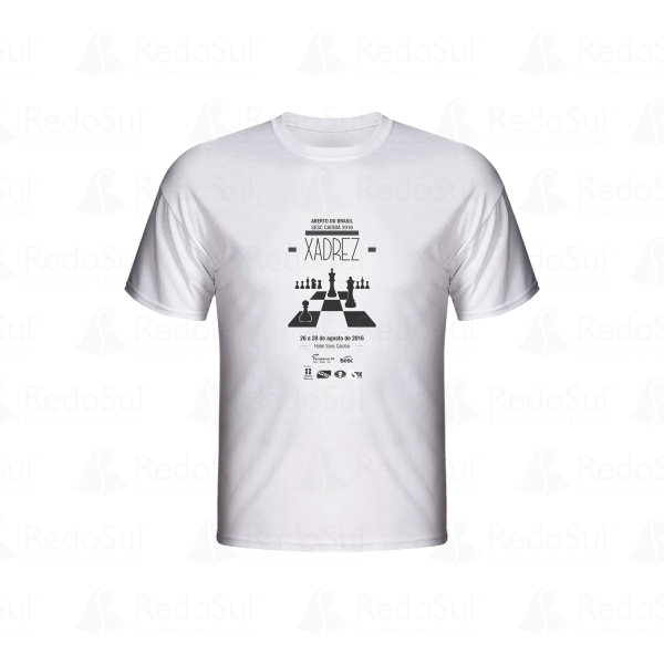 RD 890250-Camiseta Personalizada algodão na cor branca | Picarras-SC