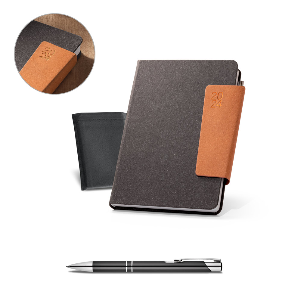 RD 66205-Agenda personalizada 2024 tamanho 21 x 15 cm | Rio-Azul-PR