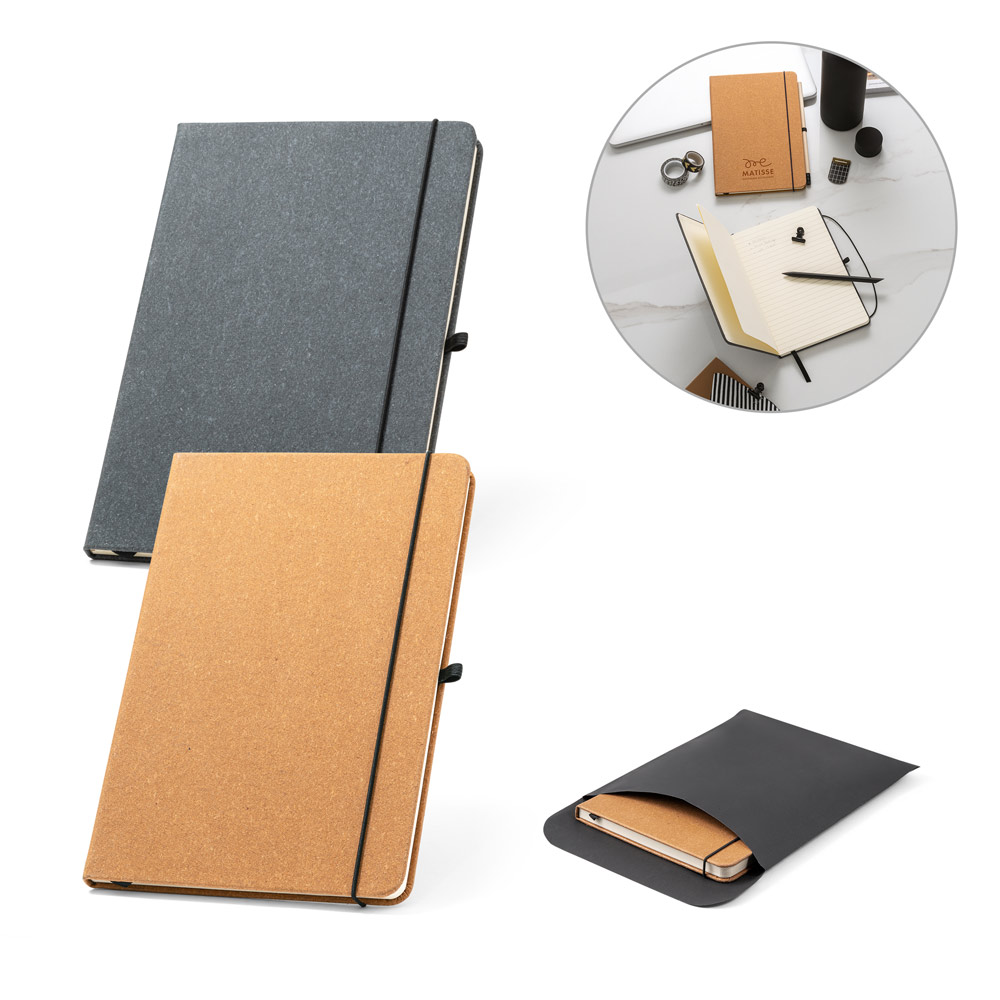 RD 53628-Caderno em couro reciclado Personalizado 21 x 14 cm | Rio-Branco-do-Ivai-PR