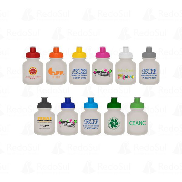 RD 8115250-Squeeze personalizado Corpo Translúcido 300 ml | Sud-Mennucci-SP