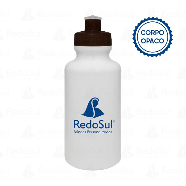 RD 8115500 -Squeeze Personalizado em Fibra de Coco Corpo Opaco 500ml | Barra-do-Chapeu-SP