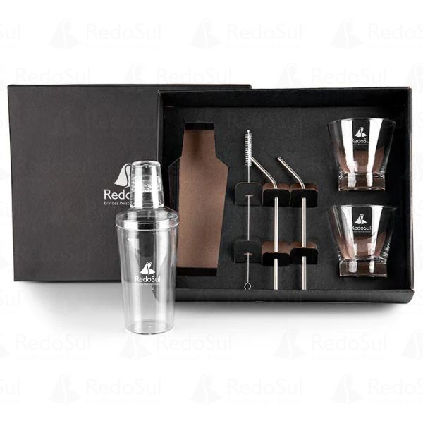RD 7090172-Kit para drinks com coqueteleira 6 peças | Ibipora-PR