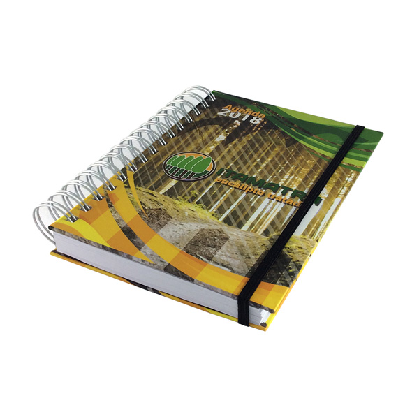 RD 8105226-Agenda Personalizada capa dura em cromia em Palmital-PR