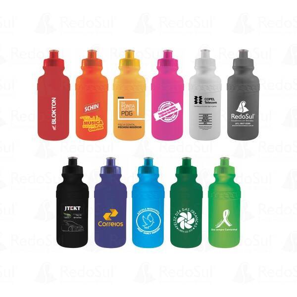 RD 8115710-Squeeze personalizado com Corpo Colorido 500 ml | Sud-Mennucci-SP