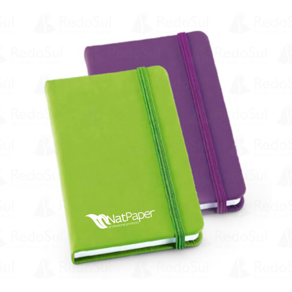 RD 93425-Caderno tipo Moleskine Personalizado 14 x 9 cm em Xaxim-SC