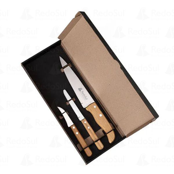 RD 7002713-Kit de Facas Personalizados com facas e garfo em Travesseiro-RS