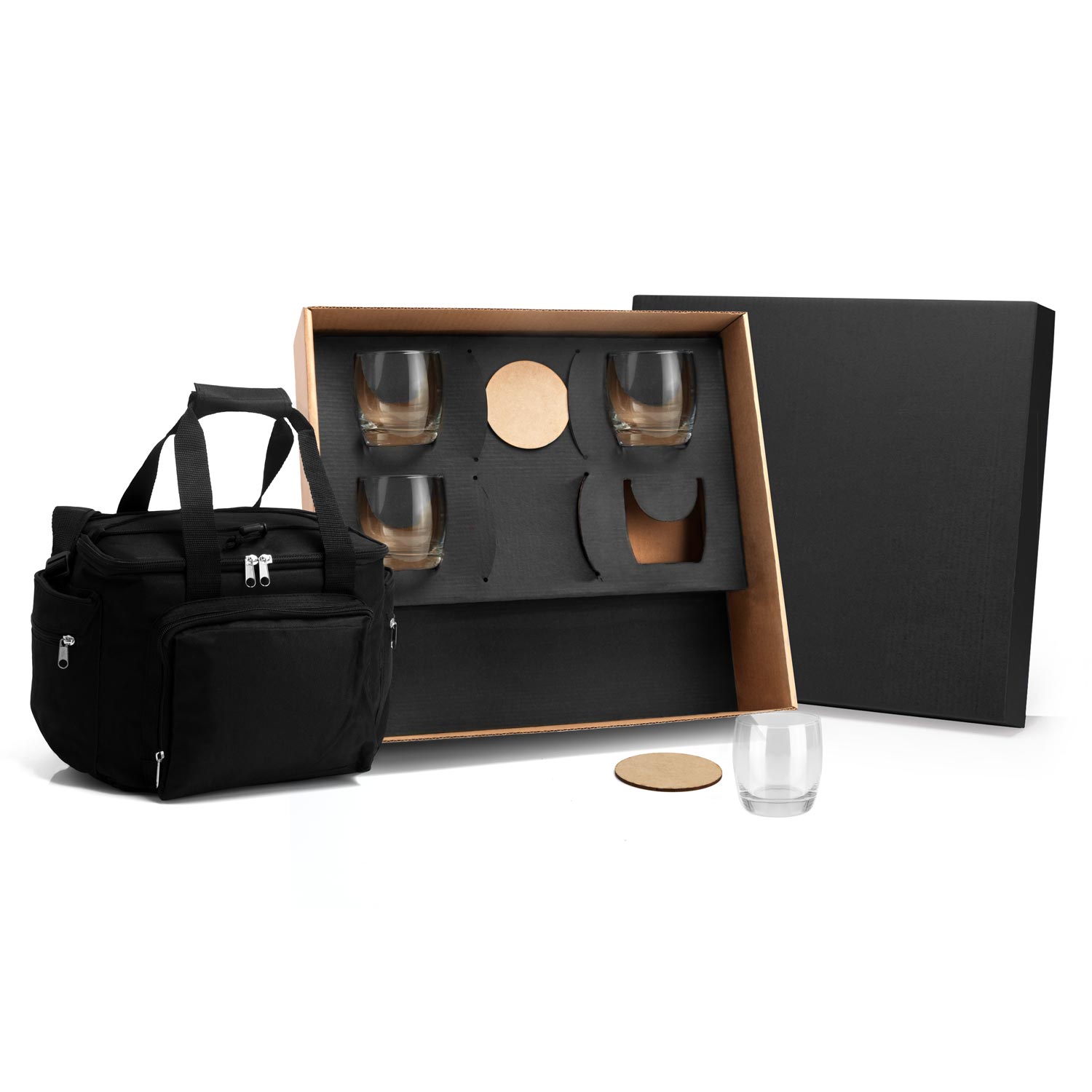 RD 7090081-KIT Whisky com Bolsa Térmica com 9 peças | Sao-Miguel-do-Oeste-SC