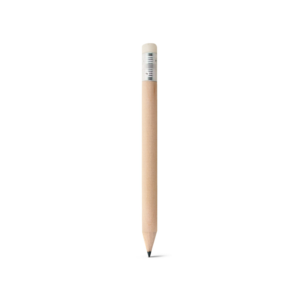 RD 51759-Mini lápis de cor personalizada apontado com borracha em Montes-Claros-MG