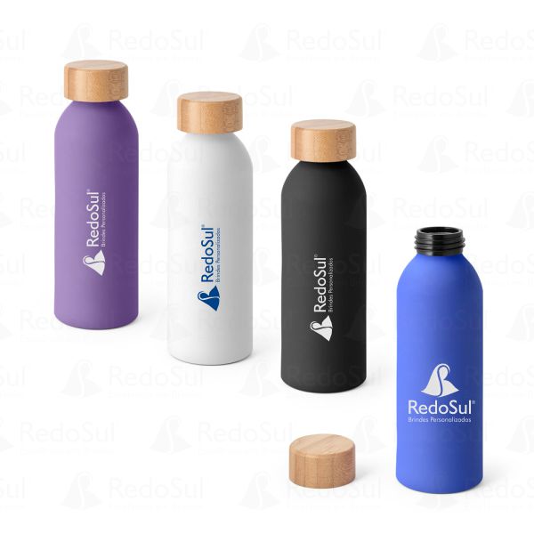 RD 94256-Squeeze em alumínio personalizado 550 ml | Monte-Azul-Paulista-SP