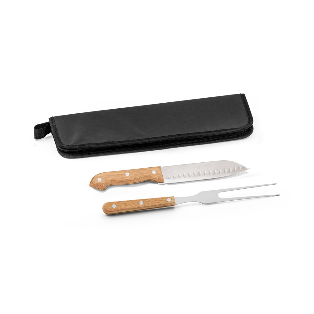 RD 94365-kit churrasco personalizado com estojo de nylon em Sebastianopolis-do-Sul-SP
