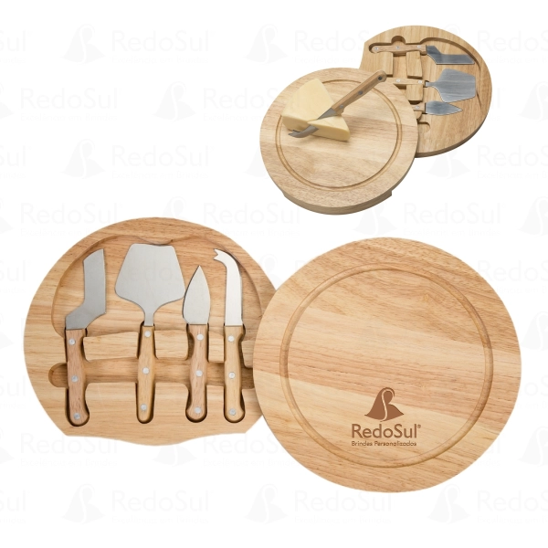 kit Queijo 5 peças personalizado