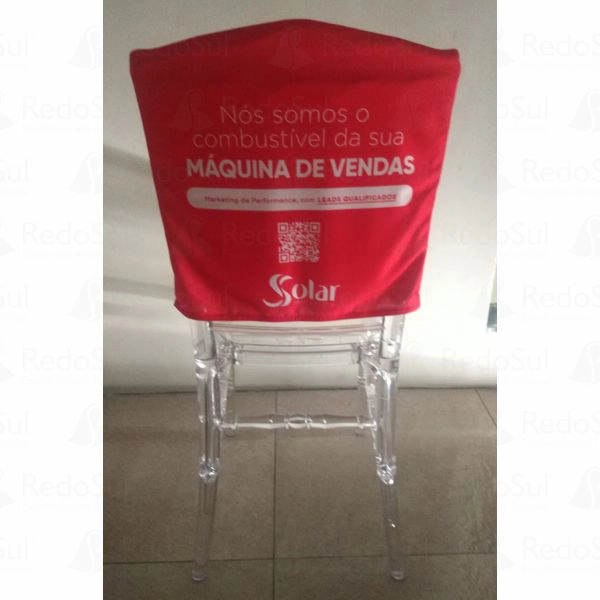 capa de cadeira personalizada