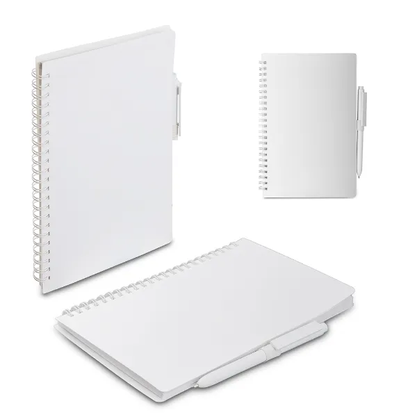Caderno personalizado 21 x 14 cm misto com suporte