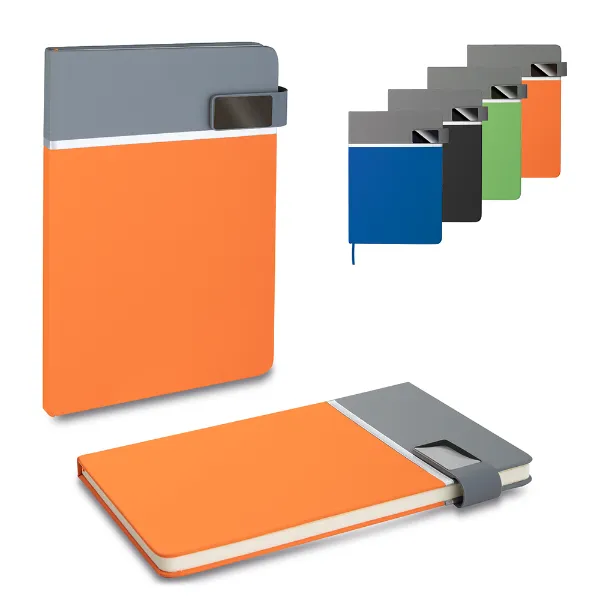 Caderno personalizado formato 21 x 15 cm em PU