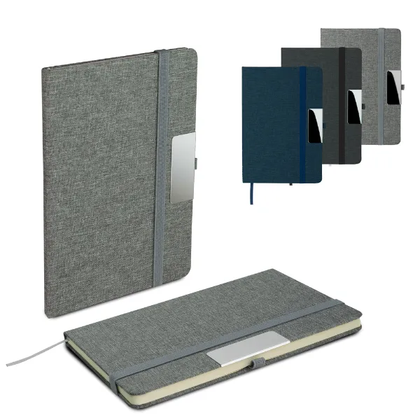 Caderno personalizado F A5 com capa RPET
