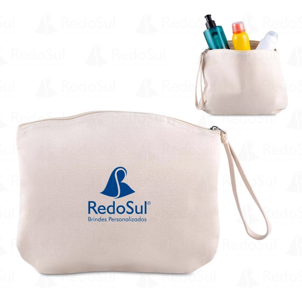 RD 833084-Nécessaire Personalizada em Algodão Reciclado 340 gramas 