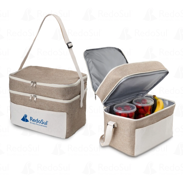 RD 833211-Bolsa Térmica Personalizada em Juta Sintética RD 833211-Bolsa Térmica Personalizada em Juta Sintética