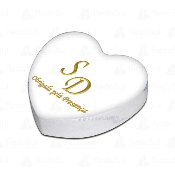 RD 890303-Toalhas prensadas Personalizadas em Formato de Coração