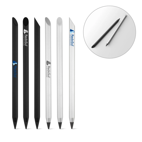 RD 91792-Caneta personallzada em alumínio sem tinta