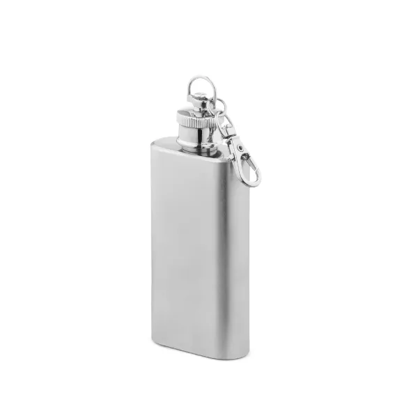 Garrafa de bolso personalizada 50 ml em aço inox 