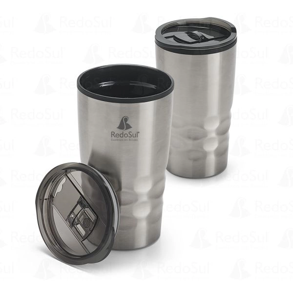 RD 94676-Copo para Viagem em Inox Personalizado em Guaratingueta-SP RD 94676-Copo para Viagem em Inox Personalizado | Guaratingueta-SP