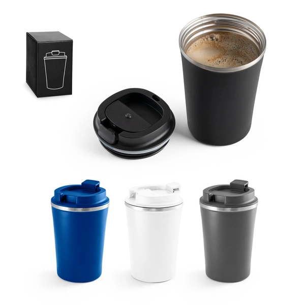 RD 94772-Copo de viagem aço inox personalizado em Guaratingueta-SP RD 94772-Copo de viagem aço inox personalizado | Guaratingueta-SP